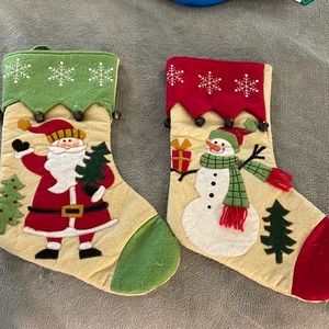 Christmas Stockings. Set of 2.